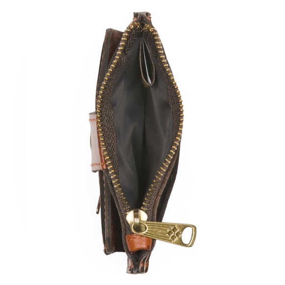 💖NWT Patricia Nash Cassis Leather Bougainvilleas ID Wallet - Picture 5 of 6